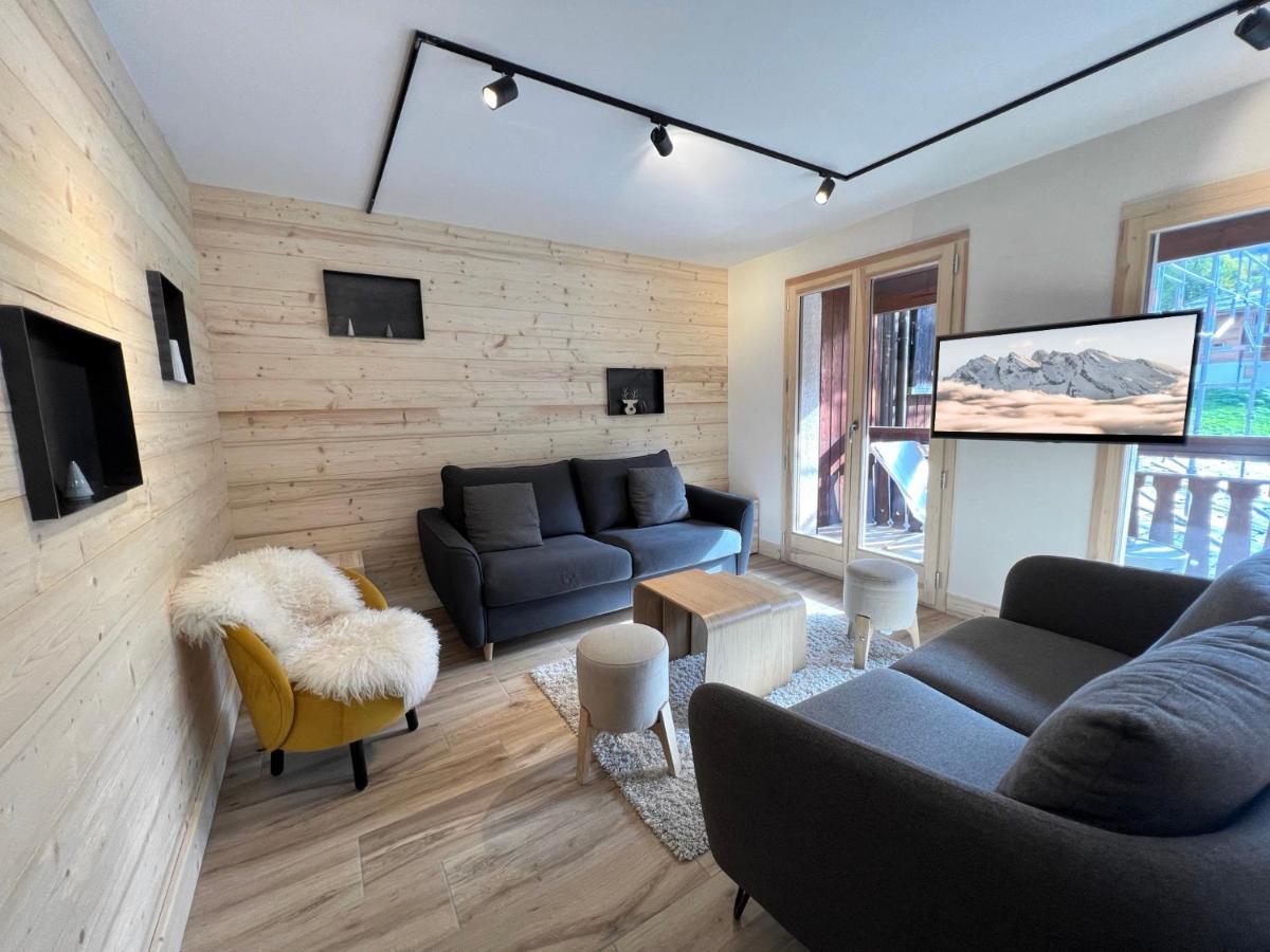 Ours Polaire Bel Appartement Village Et Pistes La Clusaz Eksteriør billede